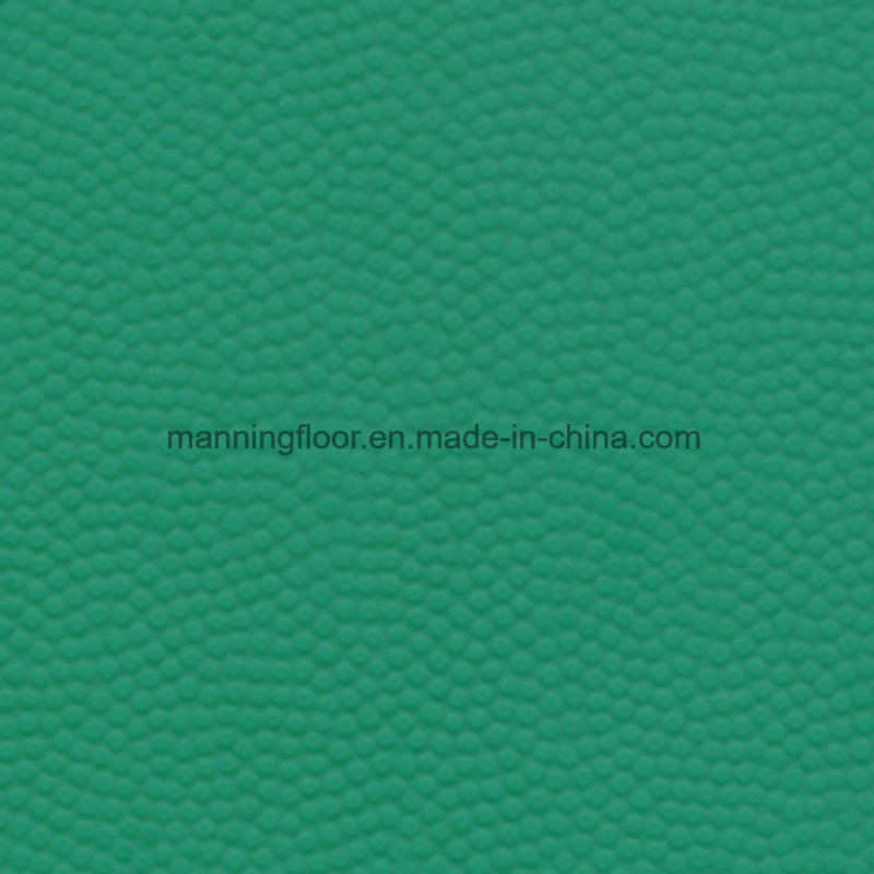 Green Ball Pattern 5mm Thickness Cheap Price Vinyl Flooring Sponge Floor for Tennis Badminton