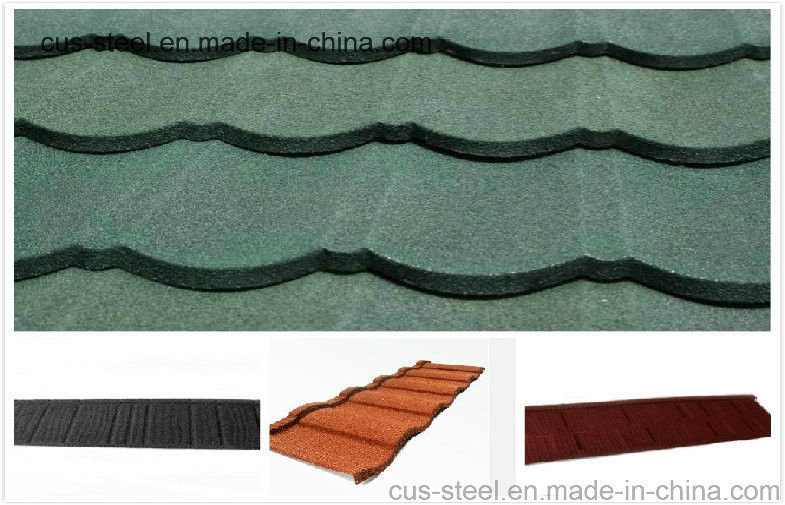 Roofing Colorful Stone Metal Roofing/Stone-Coated Metal Roof Tile