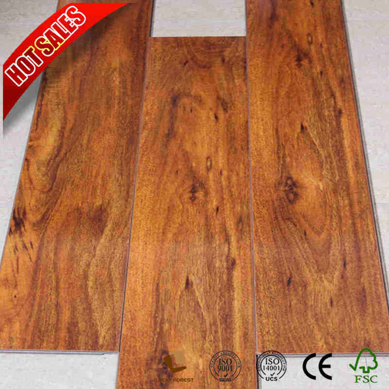 Textured DuPont Antique Oak Laminate Flooring Teak Wood