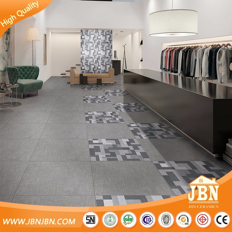 Rustic Porcelain Floor Tile with Cloth Puzzel Design (JB6026H)
