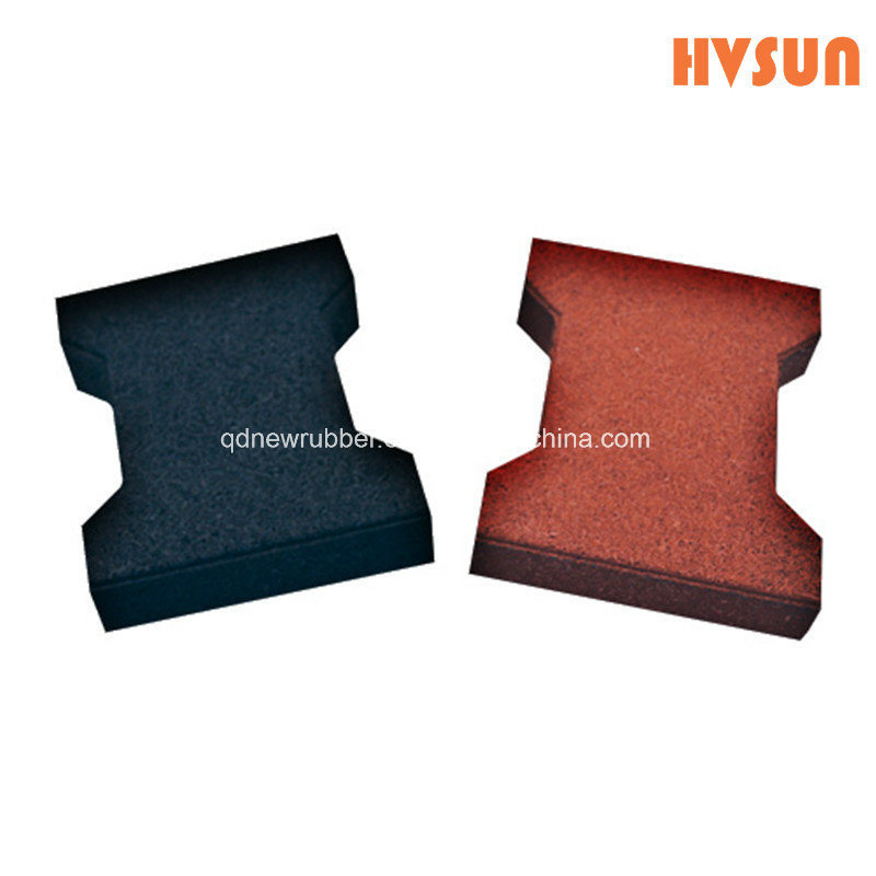 Non-Toxic Interlocking Shockproof Material Rubber Floor Puzzles with Colorful EPDM Flecks