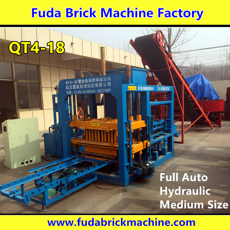 Ce Quality Confirmed Medium Full Automatic Hydraulic Concrete Brick Machine