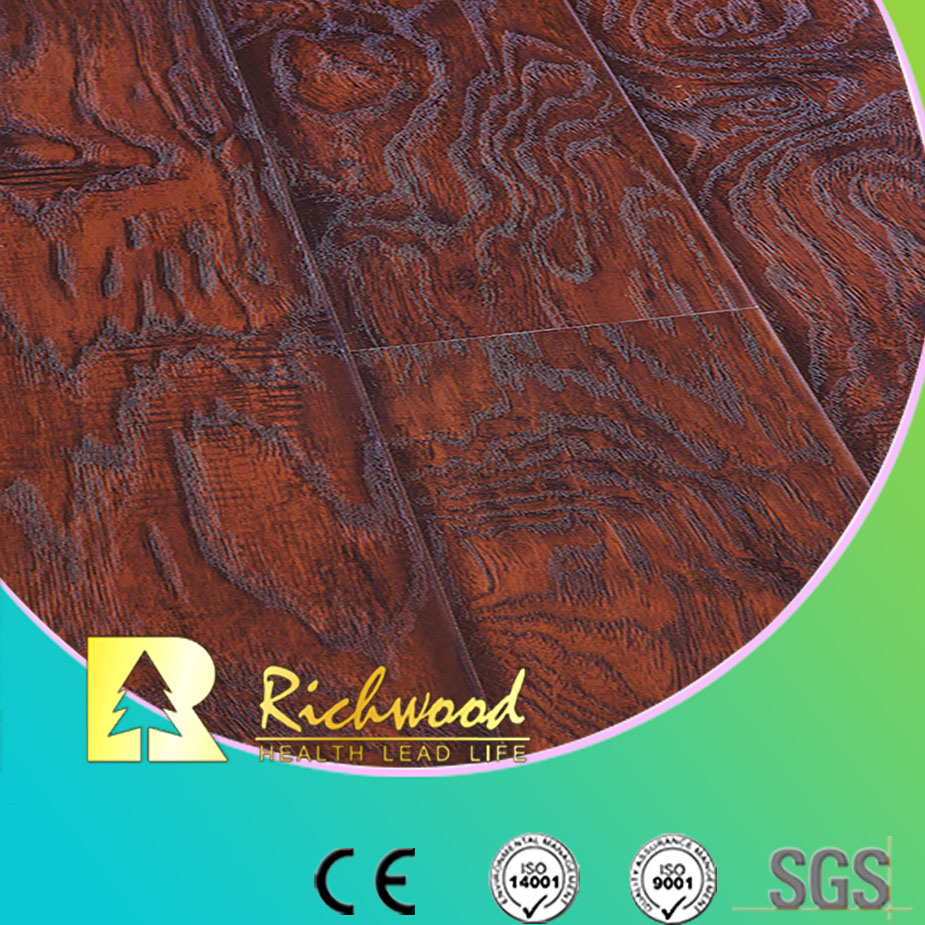 Vinyl Maple 12.3mm E1 AC4 Parquet Oak Laminate Laminated Wood Flooring