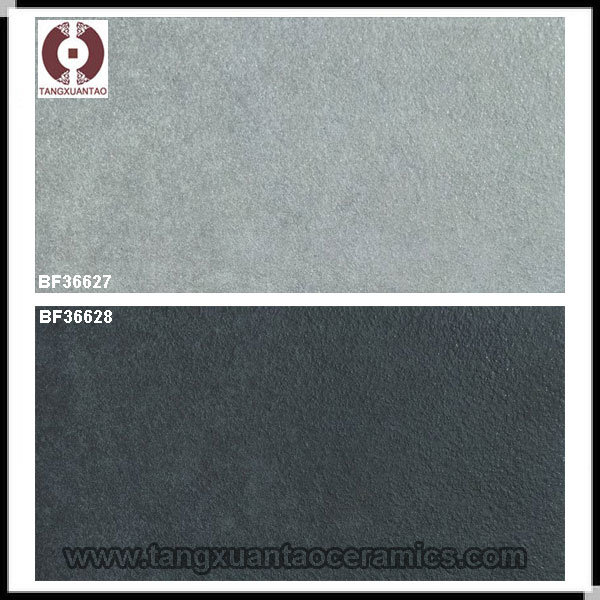 Non Slip Grey Color Semi Polished Porcelain Tile (BF36627)