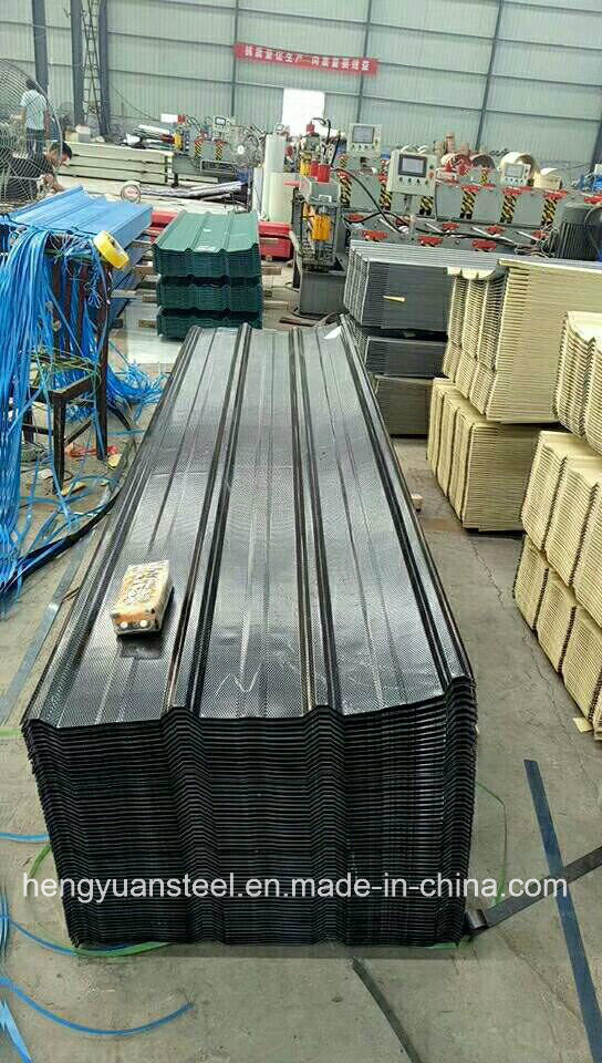 Black Color Trapezoidal Roofing Tile and Roof Sheet