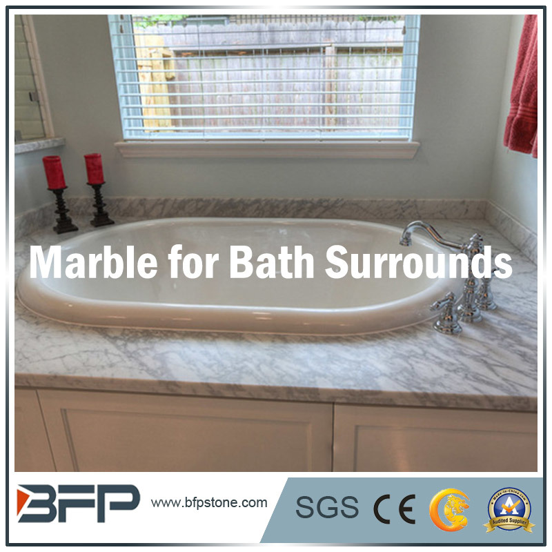 Natural Stone/Marble Tile for Bathroom Surrounding/Bathroom Coping/Bathroom