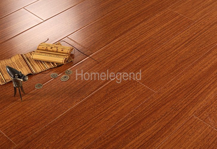 Okan Wood Grain AC3 F4 HDF Smooth Laminated Flooring Lf-049