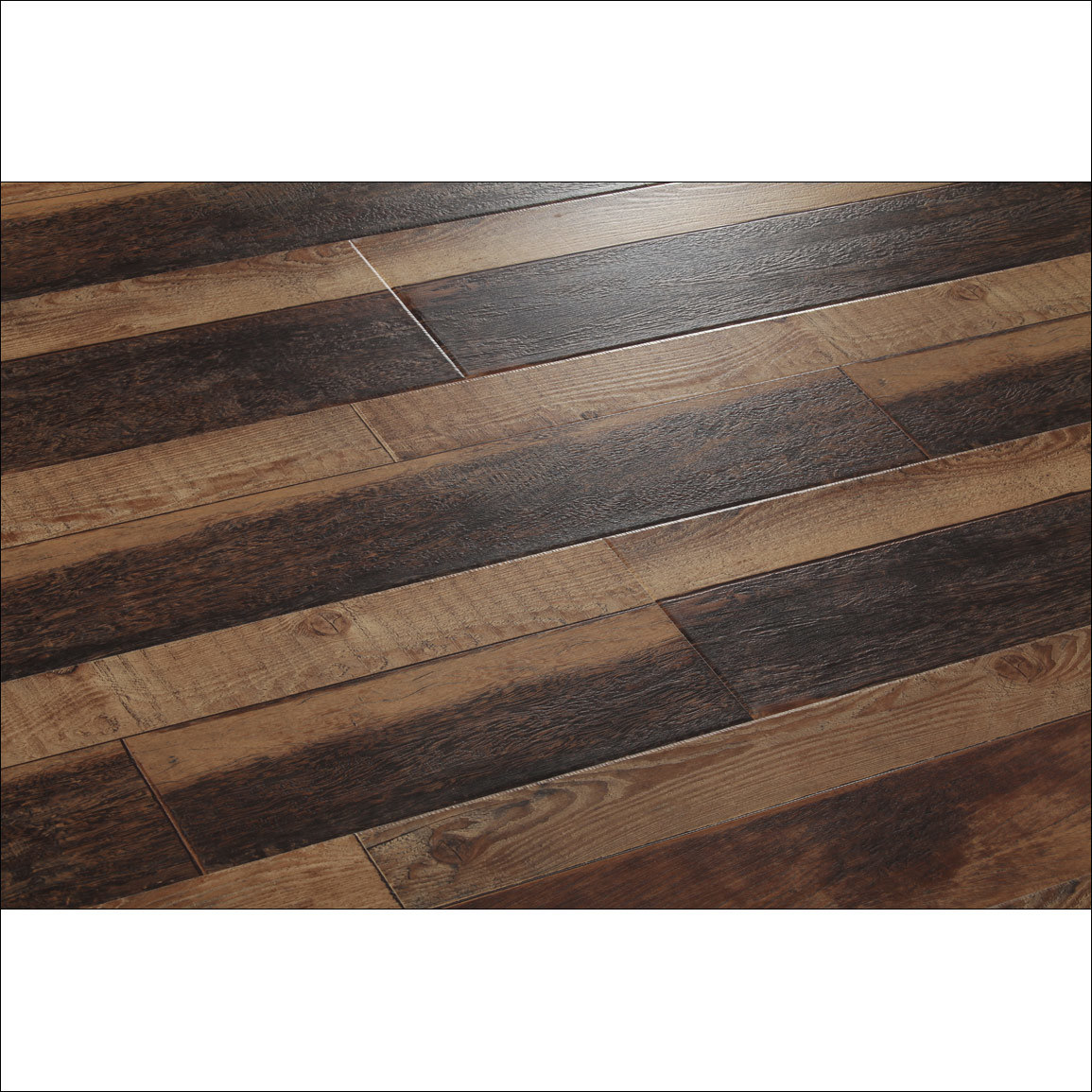 8.3mm/12.3mm Fashion 2-Strips Laminate Flooring