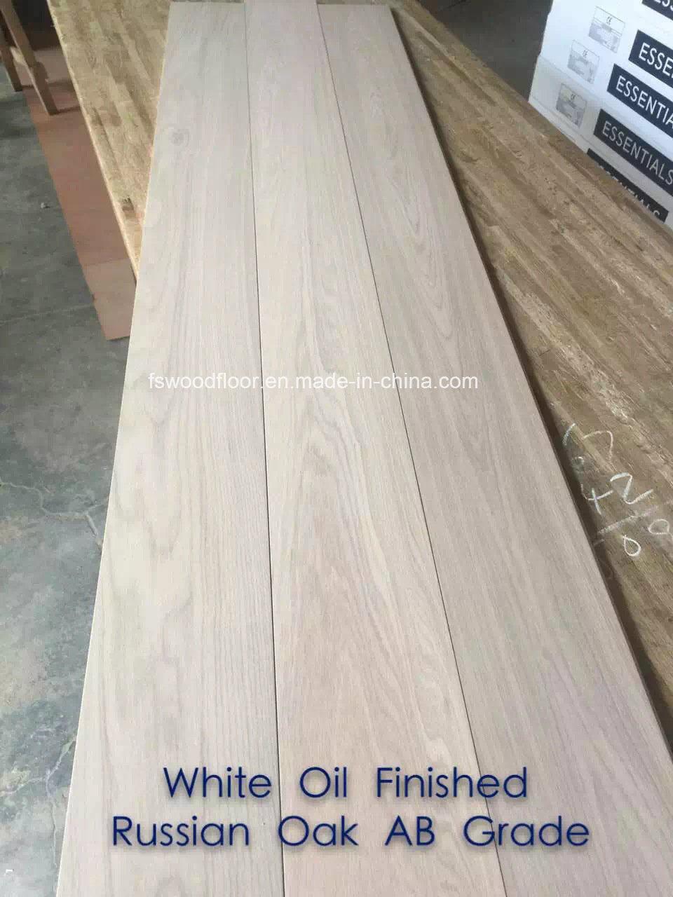 Ab Grade White Oiled Oak Wide Plank Engineered Flooring