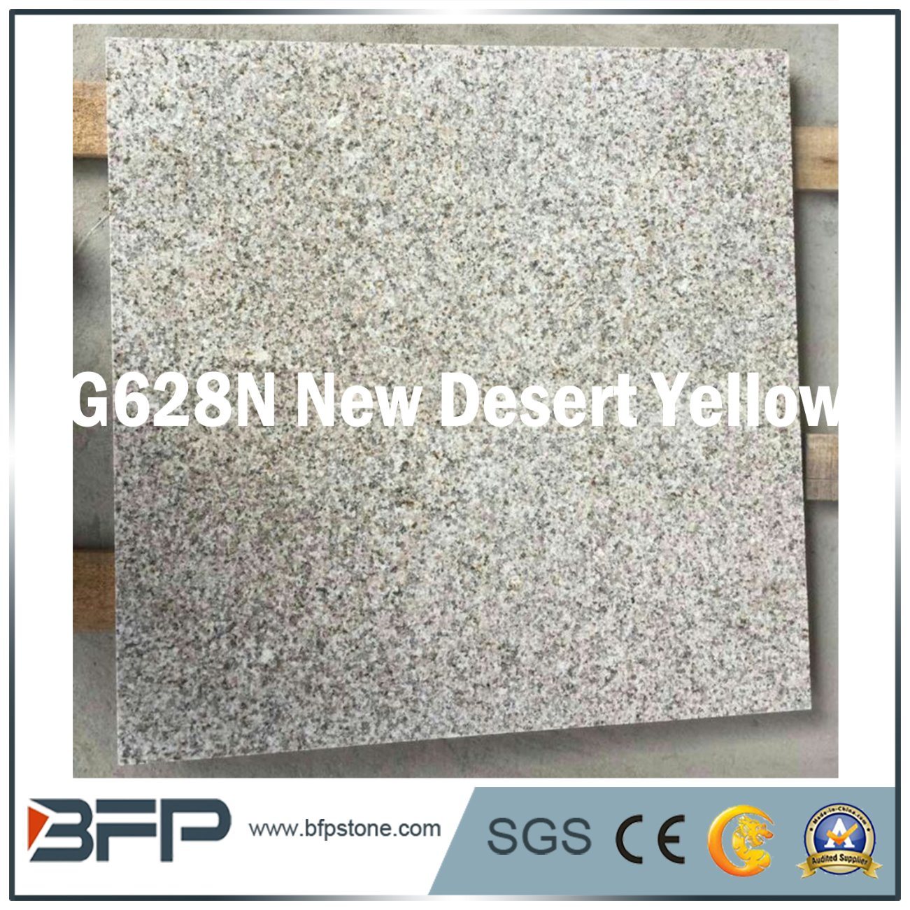 Yellow G682n Desert Yellow Granite Natural Stone Floor Tile