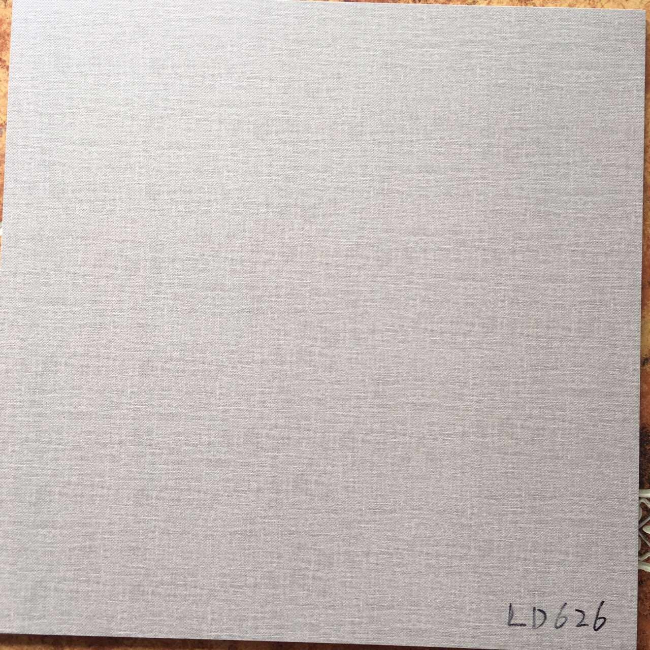 600X600 Grey Color Fabric Look Floor Tile for Bedroom Flooring