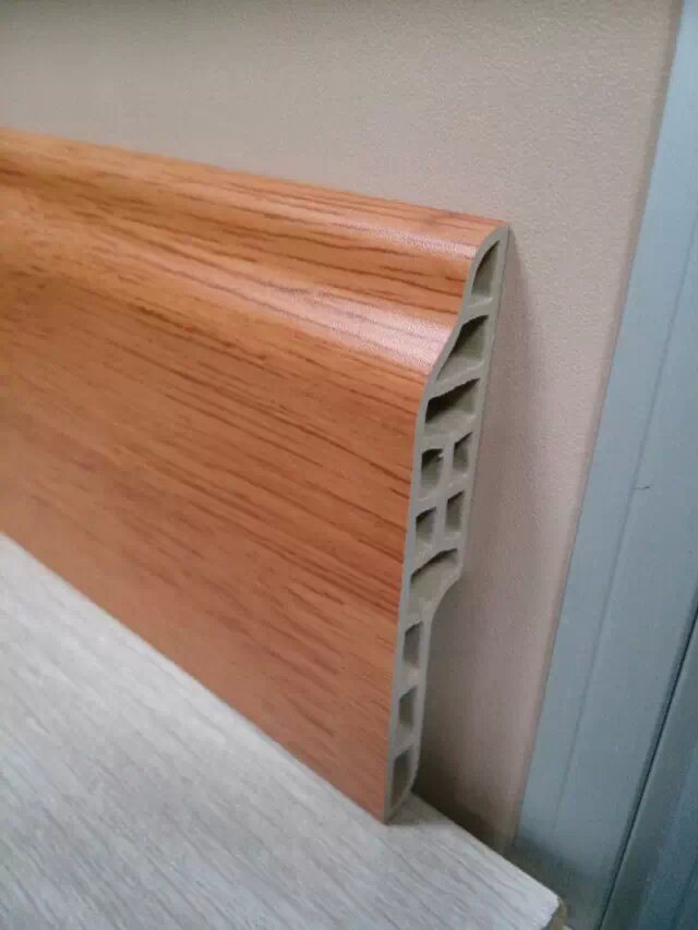 Ck Solid Wood Plastic Flooring PVC Skirting Board