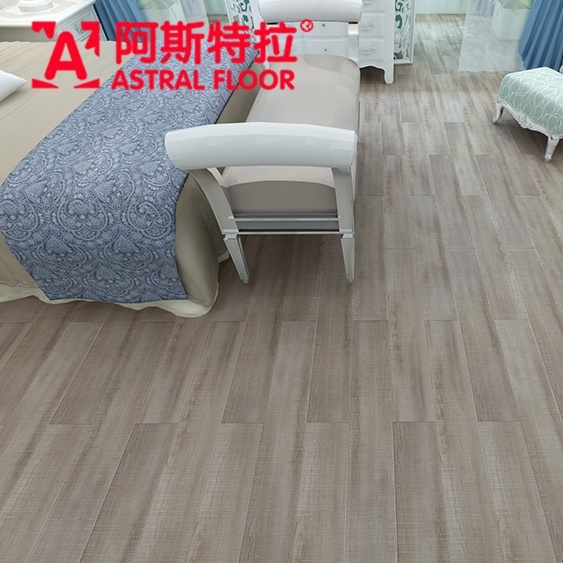 Hotsale 12mm Silk Surface Melamine Engineered Flooring Laminate Flooring (AY1703)