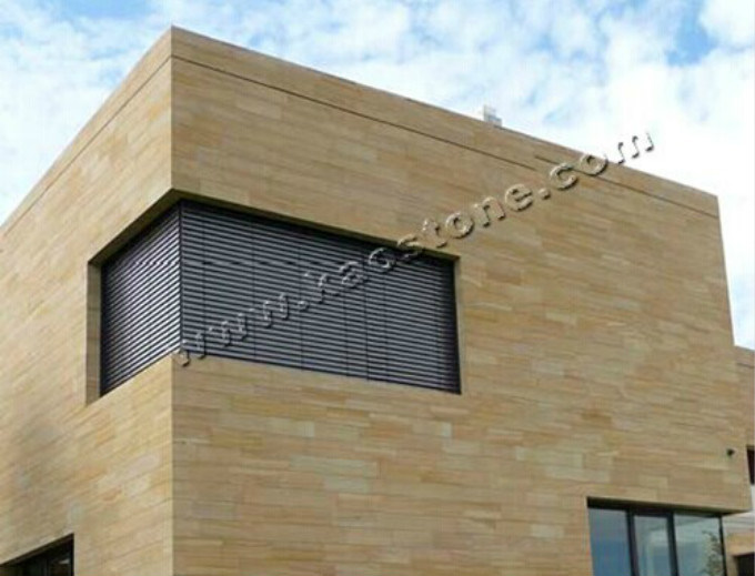 Wood Sandstone Tile for Wall Cladding and Flooring