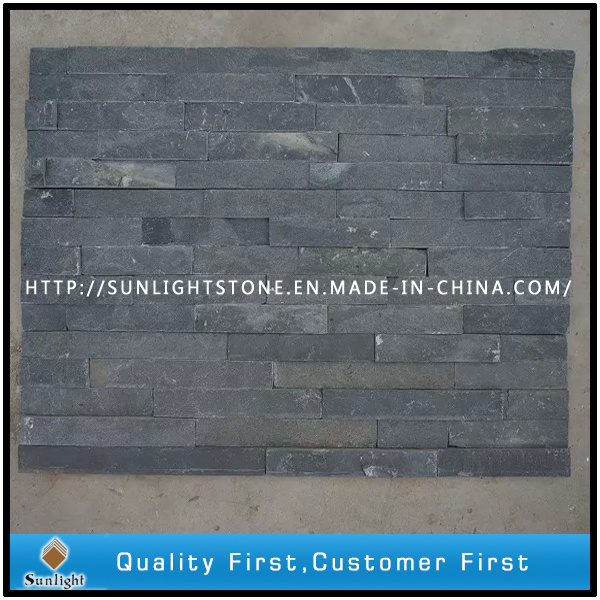 Culture Stone Black Slate Stone with Natural Split Surface