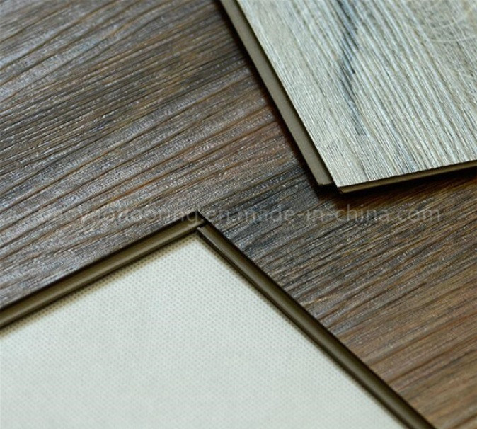 Non Slip Textured Click PVC Floor Plank and Tile