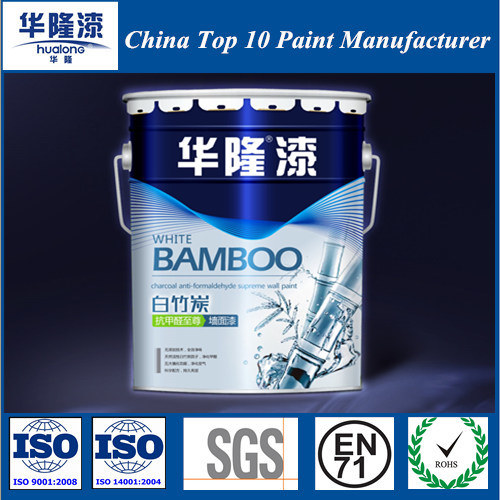 Hualong China Paint Manufacturer White Bamboo Charcoal Inside Wall Paint
