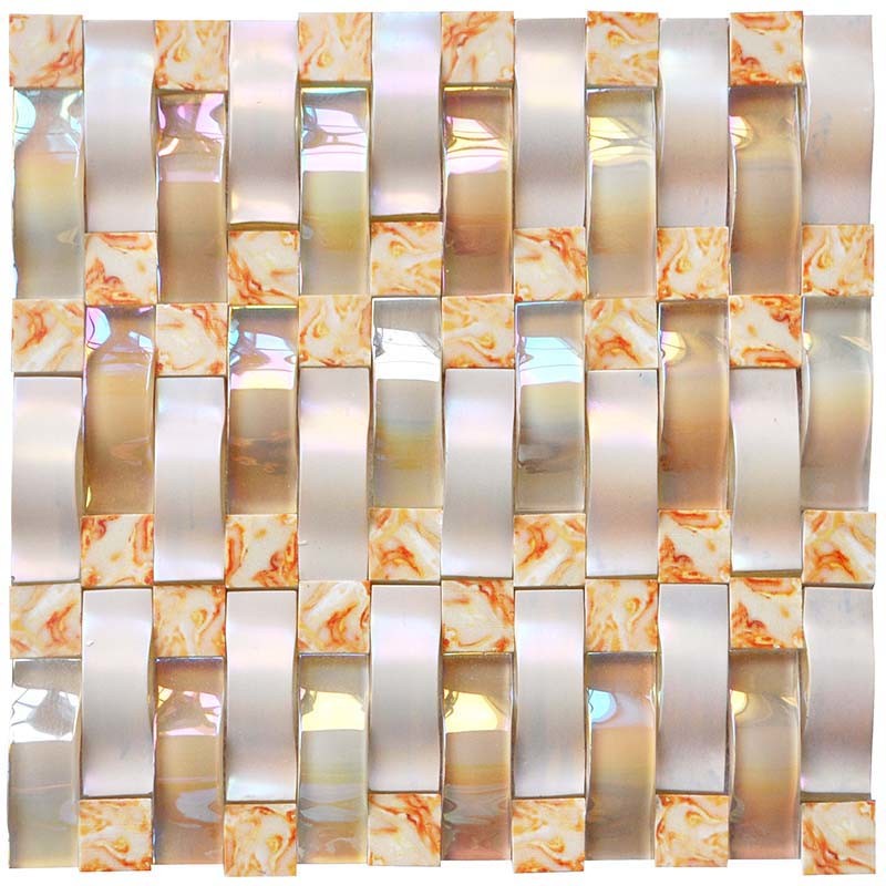 Swimming Pool Crystal Glass Mosaic Many Colors Flooring Tiles