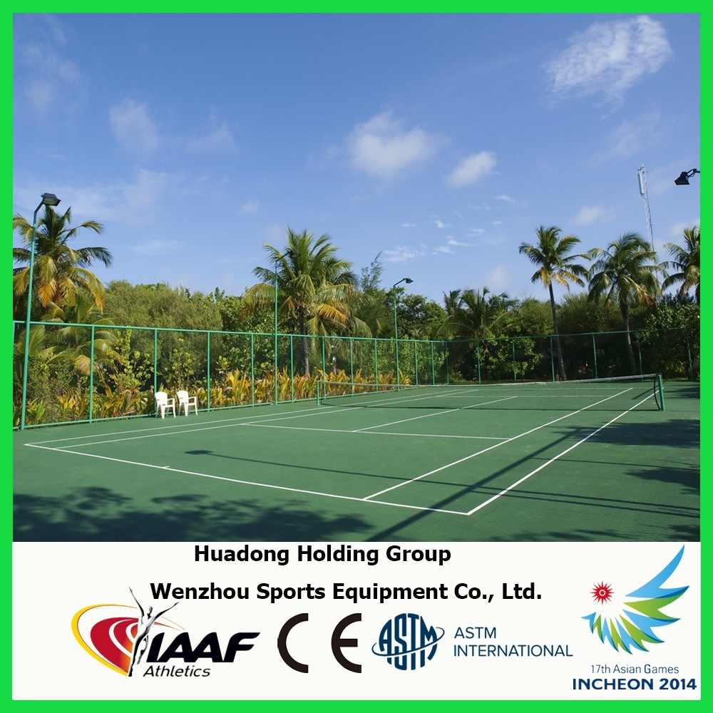 Indoor/Outdoor Rubber Flooring, Badminton Court Surface