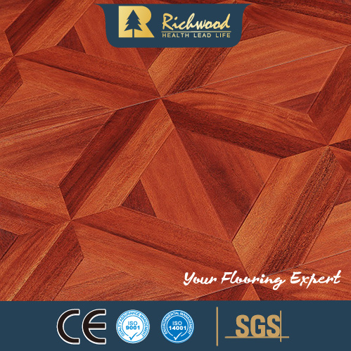 Household HDF AC3 Woodgrain V-Grooved Laminated Laminate Wooden Floor