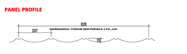 Archaized Roof Tile (TD828)