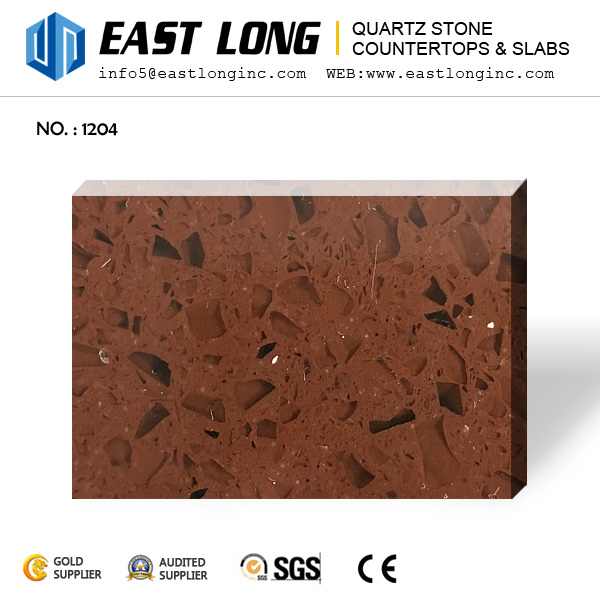 Cheap Colorful Polished Quartz Stone for Wholesale Engineered Stone Slabs/Countertops