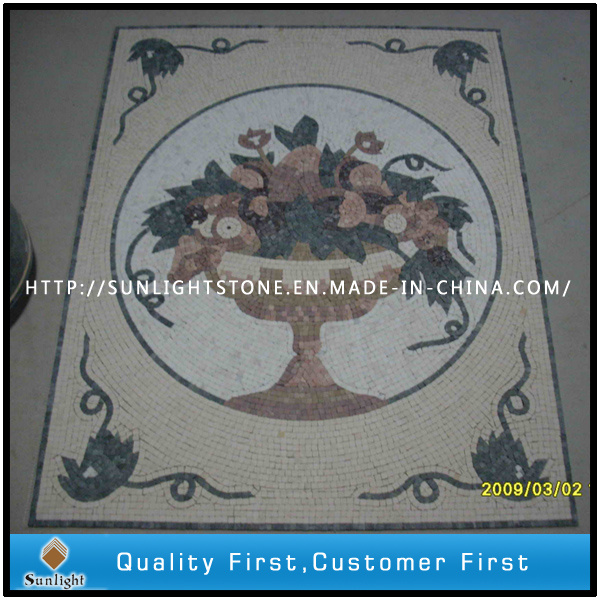 Natural Marble Stone Art Mosaic Pattern for Villa & Hotel Decoration