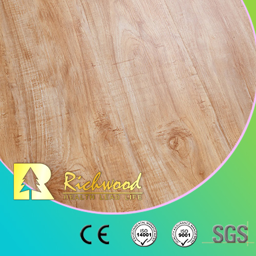 Vinyl Maple 8.3mm E0 HDF AC3 Crystal Oak Waxed Edge Laminate Wood Flooring