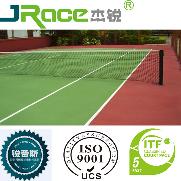 Sport Facilities Synthetic Rubber Tennis Court Surface Flooring Tile