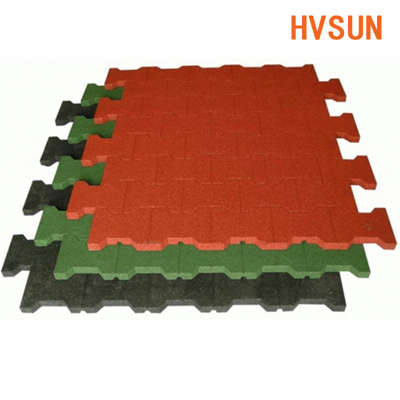 Gym Fitness Crossfit Puzzle Rubber Flooring Tiles