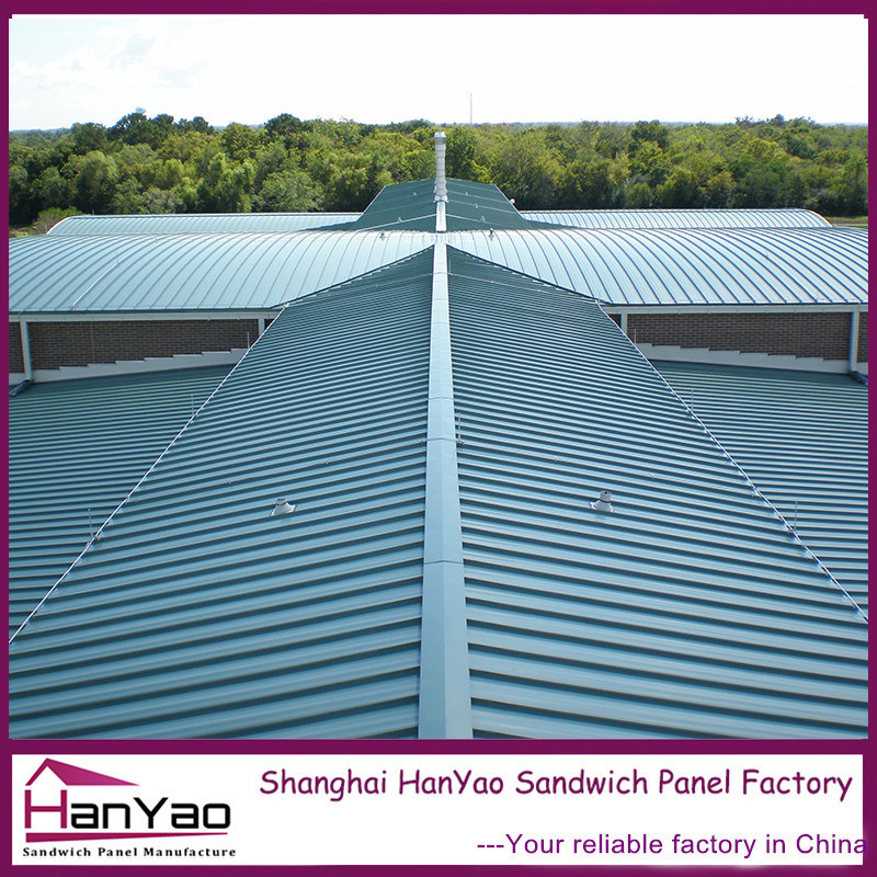 Customized Corrugated Roof Example Color Steel Metal Roof Tile