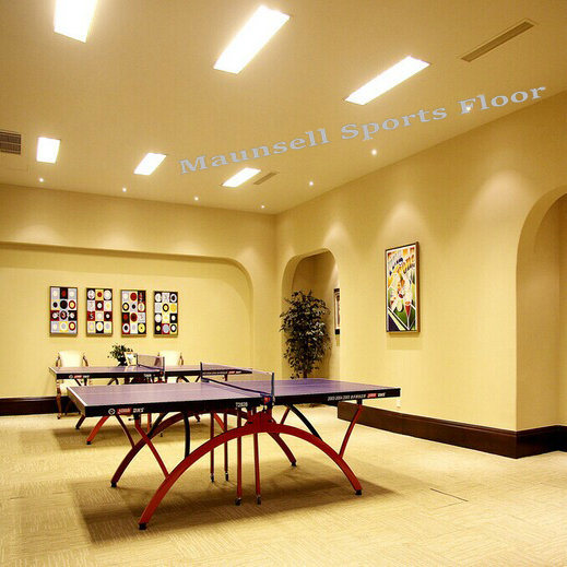 Promotion Table Tennis PVC Sports Flooring with Wooden Color