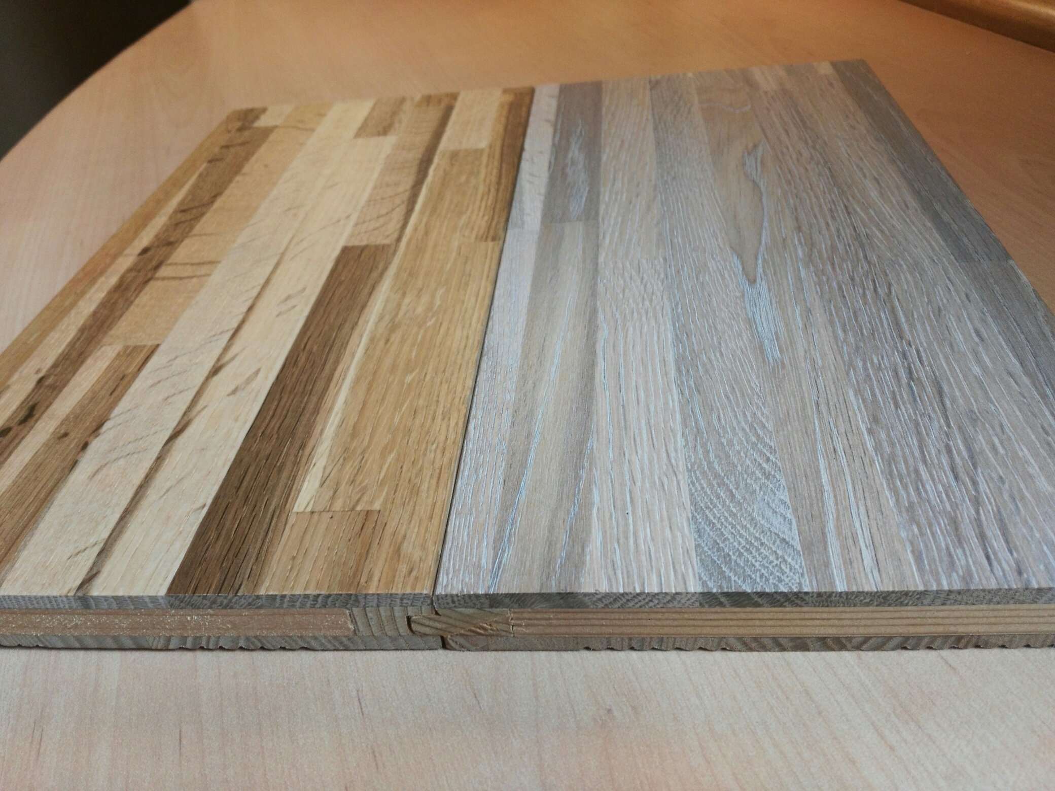 Finger-Point Oak Board Solid Wood Flooring