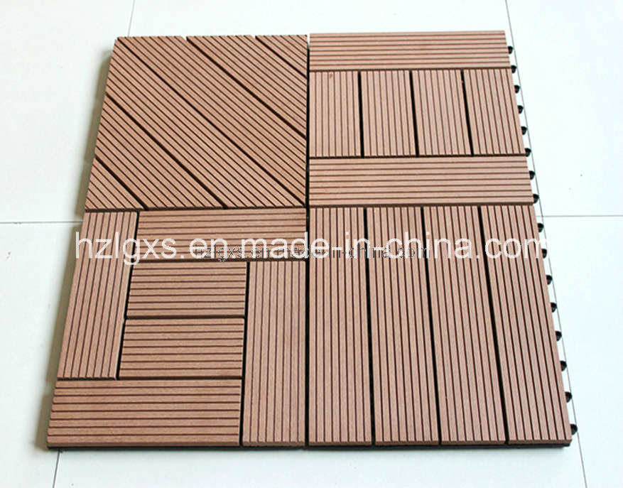 Interlocking WPC Waterproof Flooring Tiles, Deck Tiles (A-WT-10)