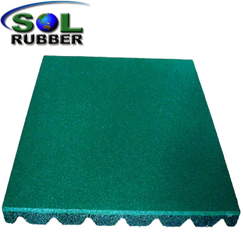 Recycled Commercial Horse Floor Rubber Tile 1mx1mx30mm