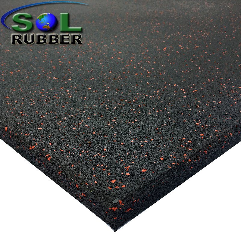 Reclaimed Rubber High Quality Commercial Gym Flooring