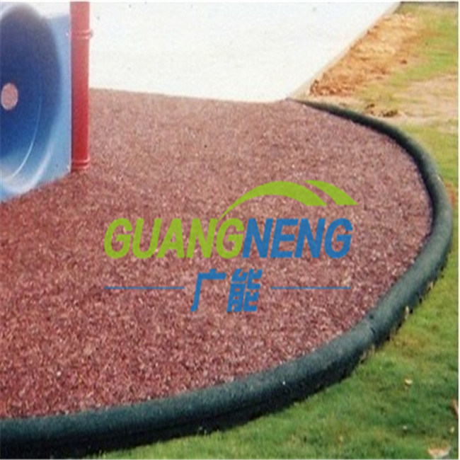 Eco-Friendly Anti-Slip Rubber Border/Playground Rubber Tile Garden Rubber Boarder, Sports Rubber Tiles,