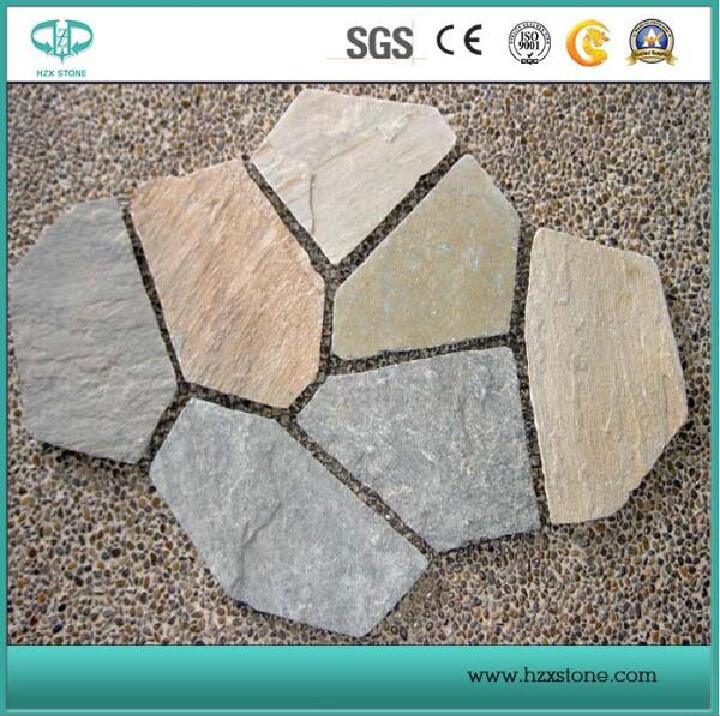 Crazy Shape/Culture Stone Slate/Natural Antique Black/Natural/Yellow/Grey Slate for Roof/Wall/Floor