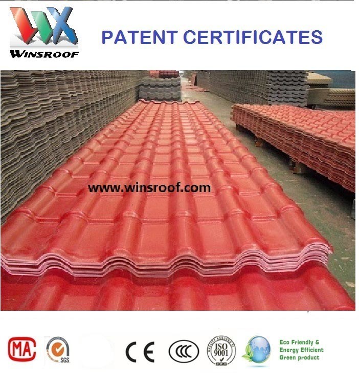 Winsroof Teja Colonial Rojo Color Roof Tile