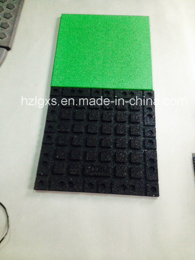 EPDM Surface Anti-Slip Rubble Floor Tiles