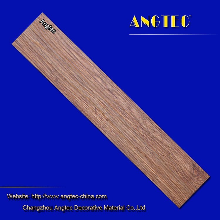 0.3/0.5mm Abrasion Wood Plastic Floor with Glue Vinyl Floor