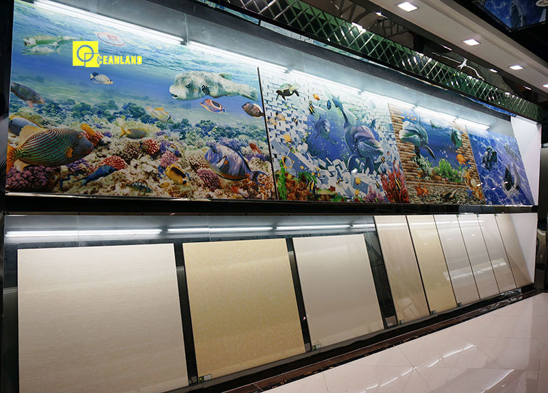 Luxury High Grade Beautiful 3D Print Wall Tile in Foshan