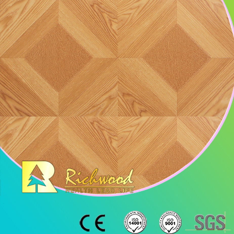 8.3mm E1 AC3 HDF Woodgrain Texture Teak Water Resistant Laminate Floor
