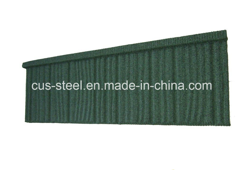 Colorful Galvalume Steel Roofing Tile/Sand Coated Metal Roof Tile