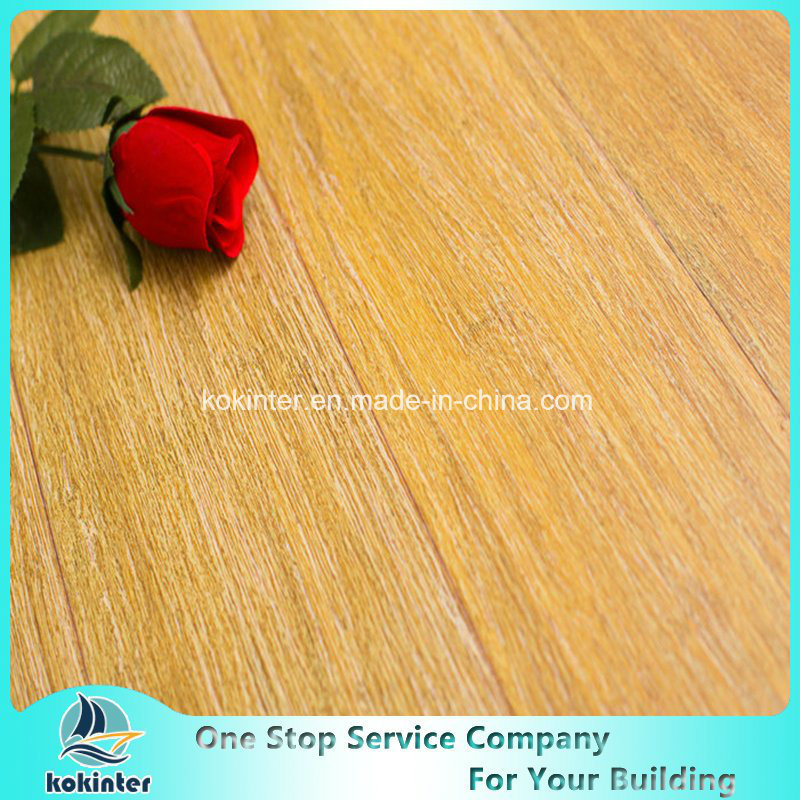 Cheapest Price Brushed Strand Woven Bamboo Flooring Indoor Use in High Quality White Oak Color