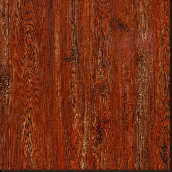 6b6055 Hot Sale Wood Look Polished Glazed Cearmic Flooring Tile