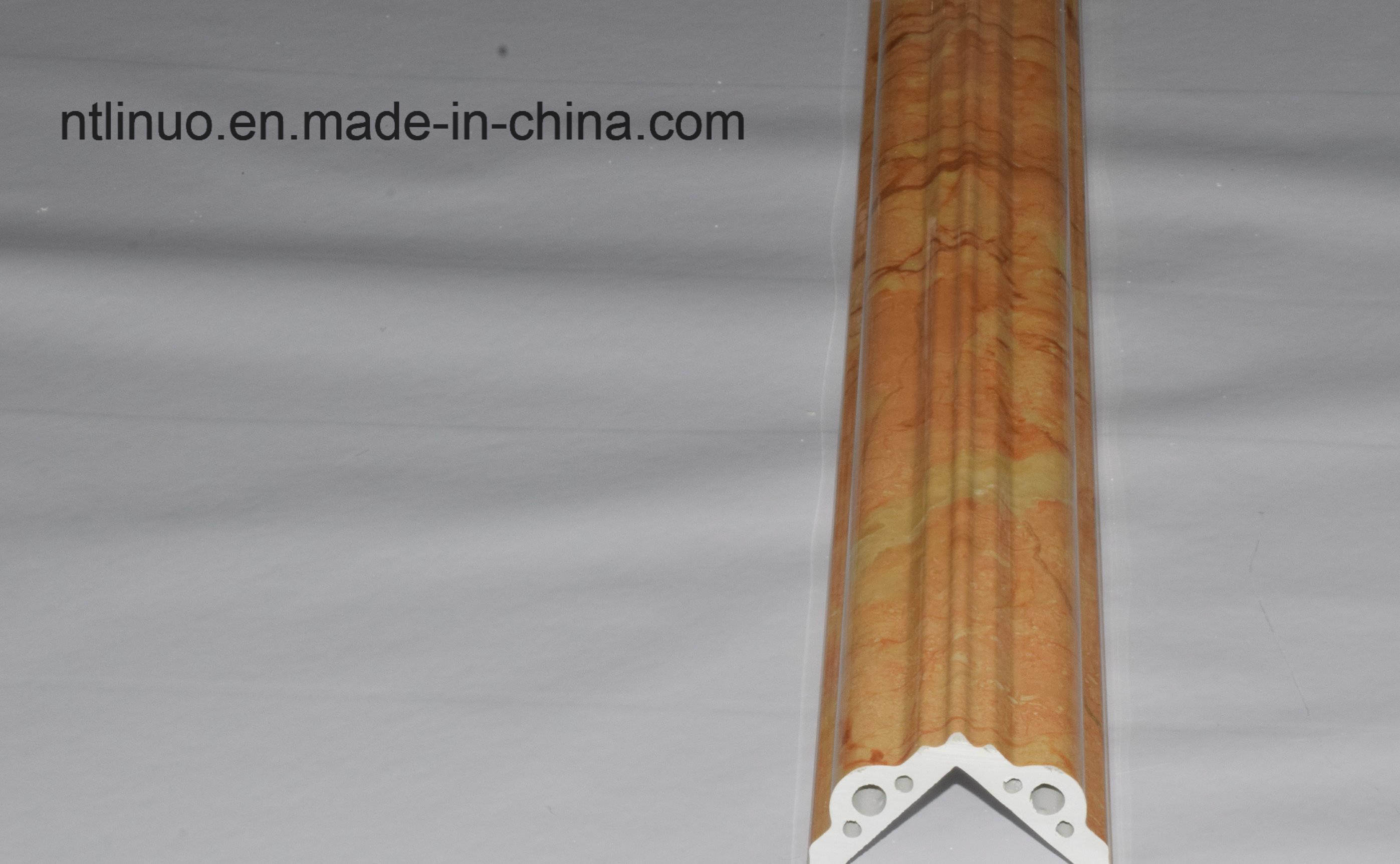 Colourful and Hot Sale PVC Foamed Skirting Decorative Line Moulding