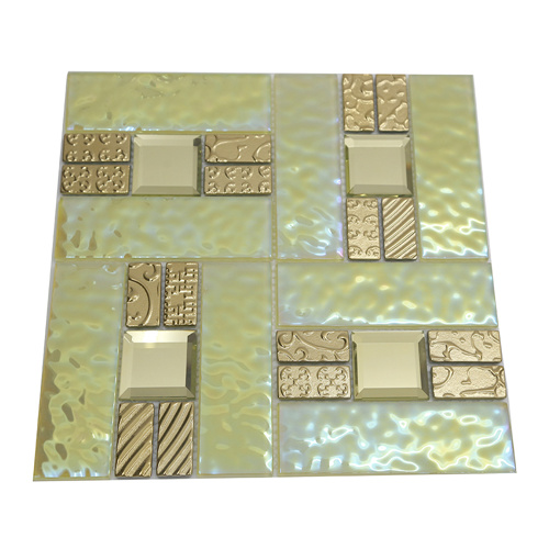 Building Material Pattern Types Polished Porcelain Mosaic Tile (HS001)