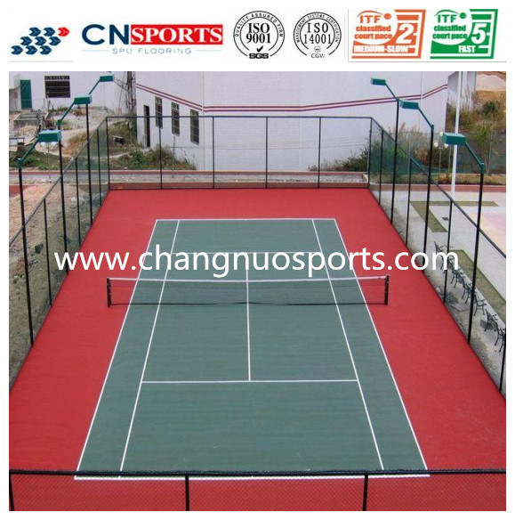 Shock-Absorption Acrylic Tennis Court for Sports Flooring