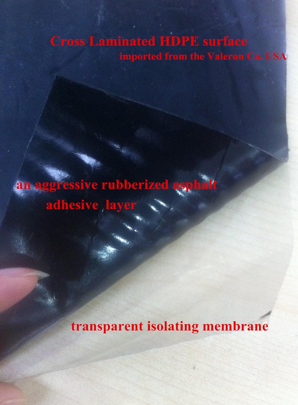 1.2mm/1.5mm/2.0mm Self-Adhesive Modified Bitumen Waterproof Membrane